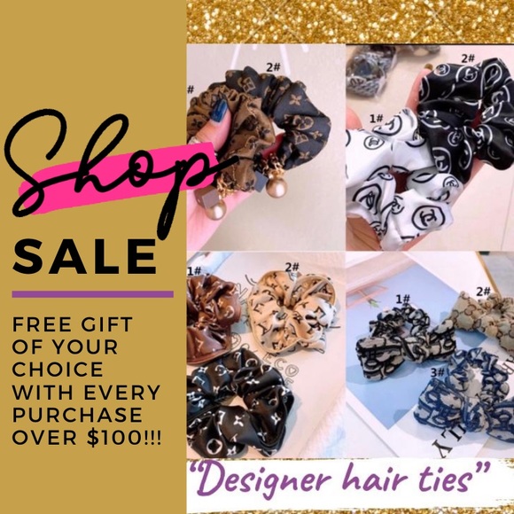 Silk hair ties - Picture 1 of 2